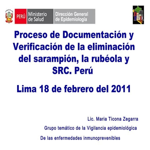Presentacion proceso de certificacion de la elim  srsrc 2011
