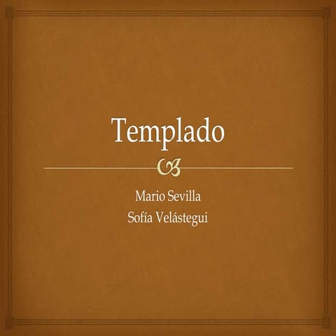 Presentacion proceso de templado