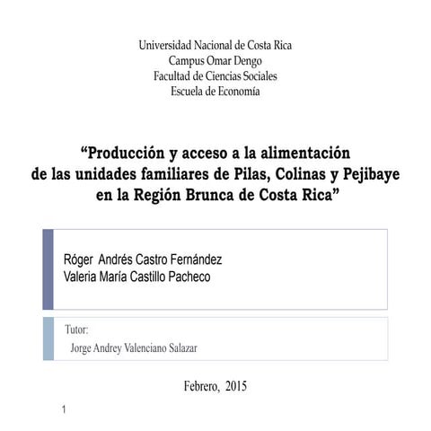 Presentacion producción y acceso a la alimentación