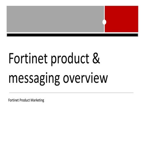 Presentacion Productos Fortinet