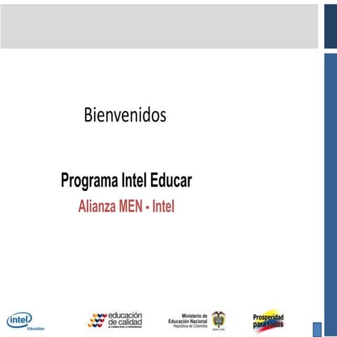 Presentacion programa intel cali