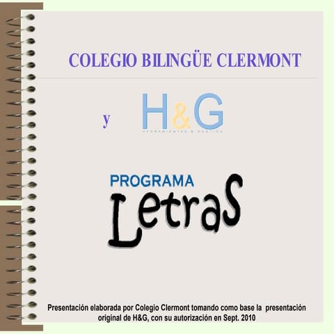 Presentacion programa letras_10-11 | PPT