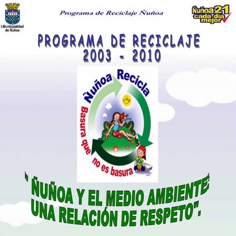 Municipalidad de Ñuñoa, Seminario Gestión Ambiental Local Peñalolén