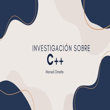 Investigación profesional acerca  de C++