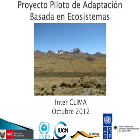 Integración y escalamiento de las soluciones basadas en la naturaleza a ...