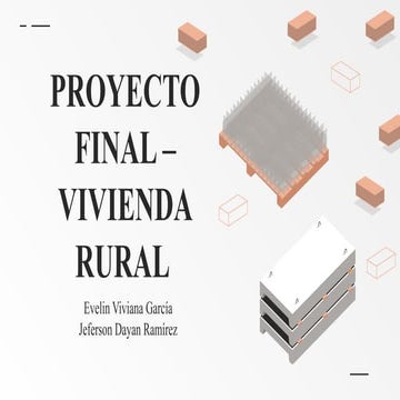 planos de viviendas rurales del Programa Nacional de Vivienda Rural | PDF
