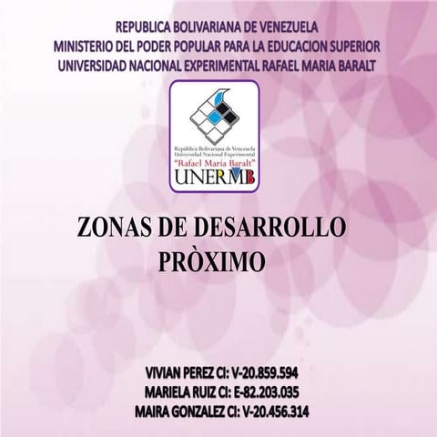 Zonas de Desarrollo Proximo, Andamiaje, Aprendizaje Significativo