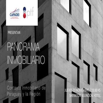 Presentacion Panorama Inmobiliario PTF - CAPADEI