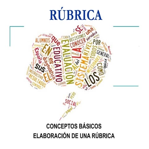 Presentación rúbrica.