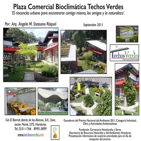 Presentación recibo del premio nac. ambientes ep 2011