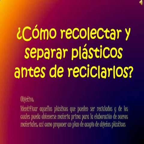 Presentacion reciclado