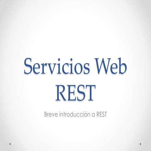 Introducción a REST - SymfonyVLC