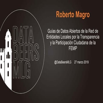 “Guías de Datos Abiertos de la FEMP. 40 conjuntos de datos a publicar desde l...