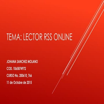 LECTORES RSS
