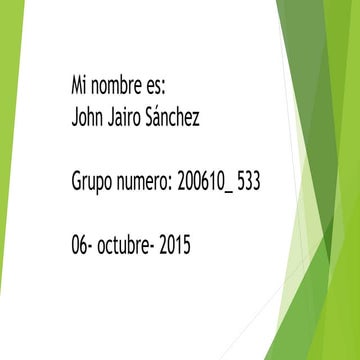 Presentacion rss john jairo sanchez