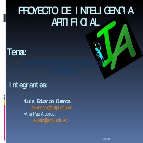 Presentacion Rutas Turisticas