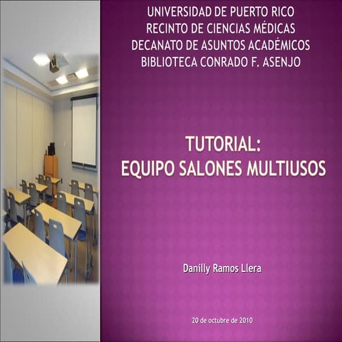 Presentacion salones multiusos 6to piso