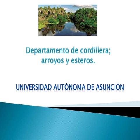 Presentación del departamento de cordillera 