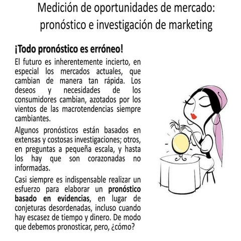 Pronosticos e investigación de marketing