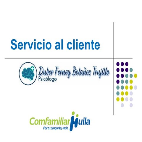 Presentacion servicio al cliente. tecnicas claves