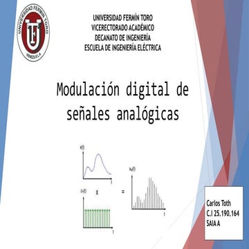 Modulacion Digital de Señales Analogicas