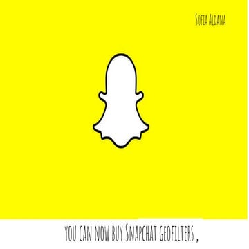 You can now buy your own Snapchat geofilter