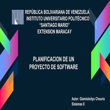 Planificacion de un Proyecto de Software