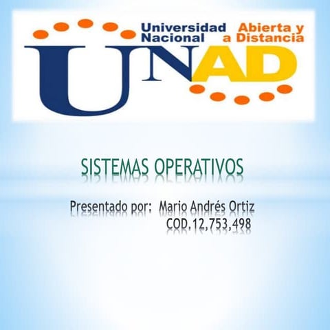 Presentacion sistemas operativos diapositivas