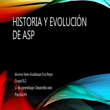 Presentacion sobre asp