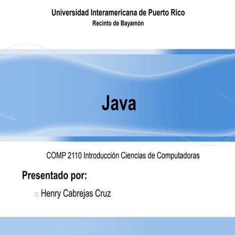 Presentacion sobre lenguaje de programacion