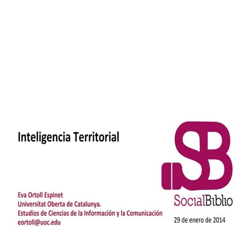 Inteligencia territorial