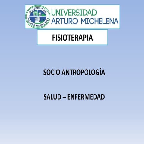 Antecedentes Históricos Salud Enfermedad