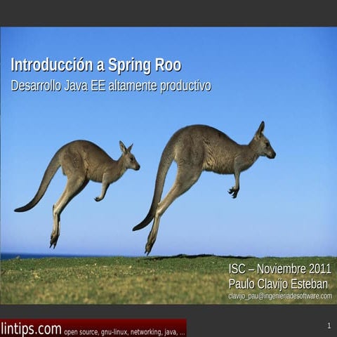 Introducción a Spring Roo