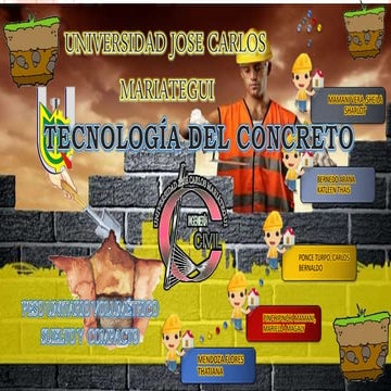 Presentacion tecnologia del concreto
