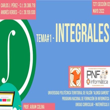Presentacion TEMA 1 INTEGRALES- CARLOS PÉREZ Y ANDRES VEROES.pdf