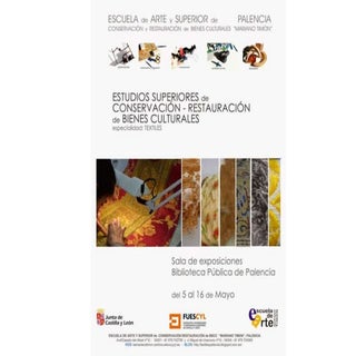 Exposición Restauración Textiles