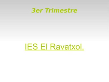 Presentacion the road.