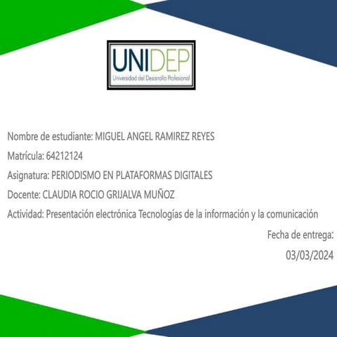 presentacion tics informacion organizacional