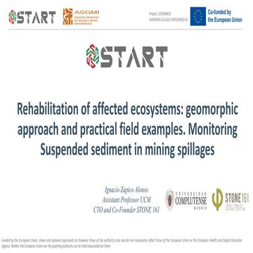 Rehabilitation of affected ecosystems: geomorphic approach and practical fiel...
