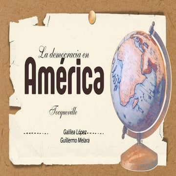 PresentacionTocqueville.pptx La democracia en America