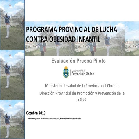 Presentacion Programa Obesidad Infantil