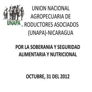 Presentacion unapa octubre 12