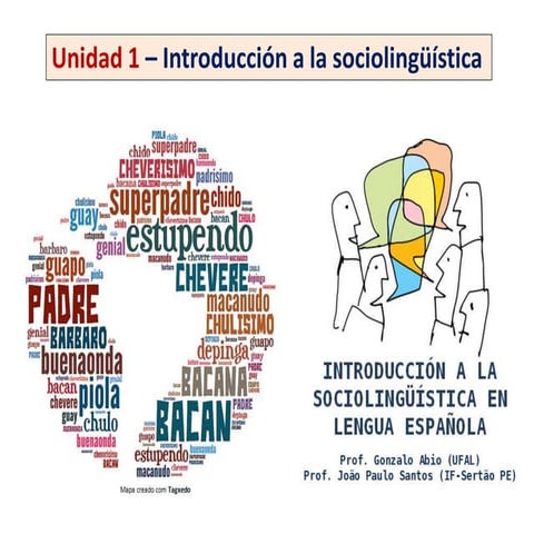 Unidad 1 - Introducción a la sociolingüística