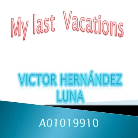 Presentacion vacations