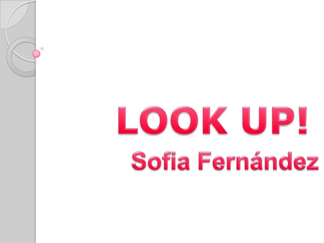 Presentacion video look up