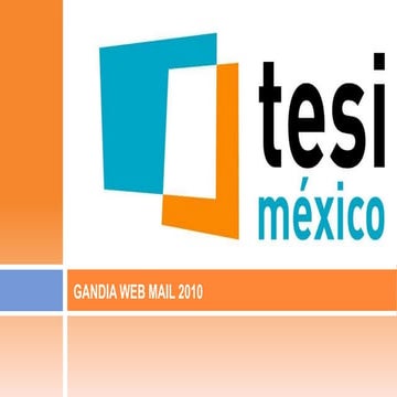 Presentacion Gandia Web Mail 2010