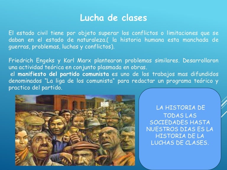 lucha de clases historia filosofa