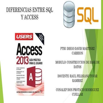SQL VS ACCESS | PPTX