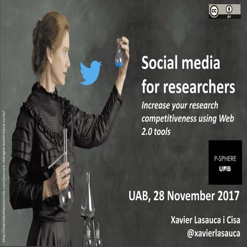 Social media for researchers: Increase your research competitiveness using We...