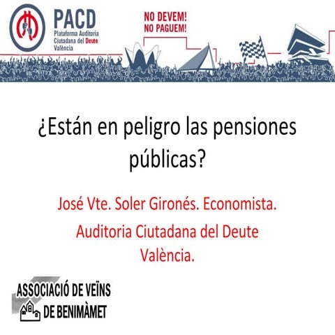 ¿Están en peligro las pensiones públicas?